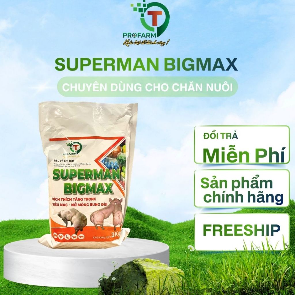 Superman Bigmax   Siêu Nạc, Heo Lớn Nhanh, Dành Cho Heo Thịt