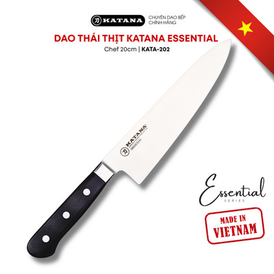 Dao thái thịt cá thương hiệu cao cấp KATANA Essential Chef - KATA202 (200mm)