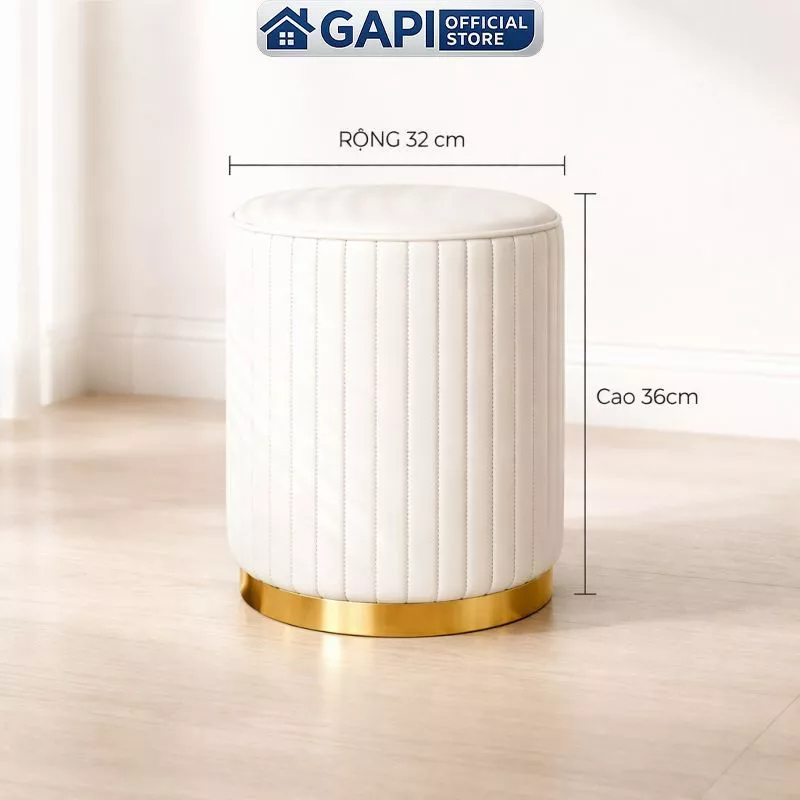 ( Hỏa tốc ) Ghế đôn sofa GAPI chất liệu đệm mút êm ái - GC45