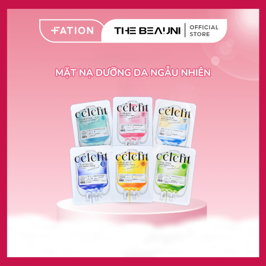 [QUÀ TẶNG] Mặt Nạ Cấp Ẩm, Dưỡng Da Celefit Essential Mask - MÀU NGẪU NHIÊN 25g