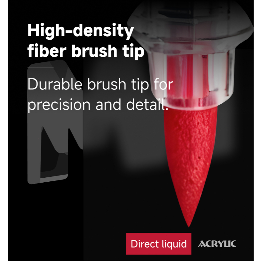 MW Bộ bút dạ lỏng,Acrylic Marker,đầu cọ mềm 48/60/80/120/168 màu - Trang trí đa chất liệu,Dụng cụ học tập văn phòng phẩm | BigBuy360 - bigbuy360.vn