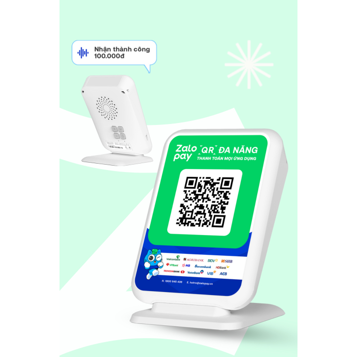 Loa báo chuyển khoản Zalopay Box V3