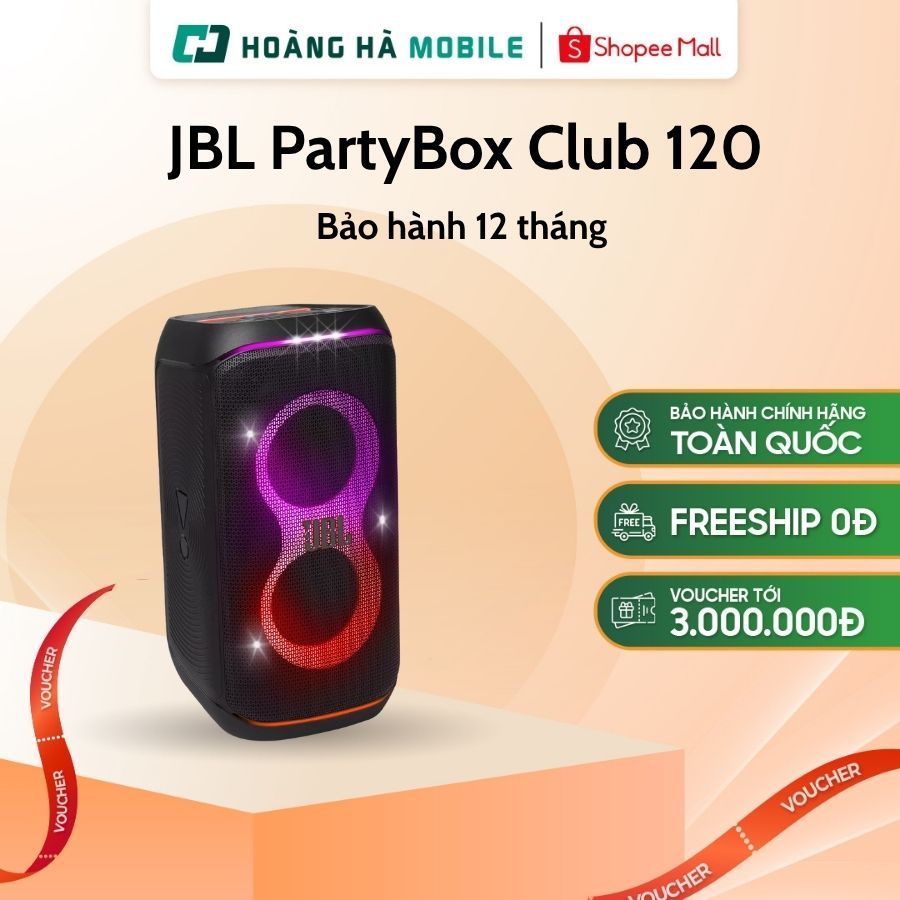 Loa Bluetooth JBL PartyBox Club 120 - Chính Hãng