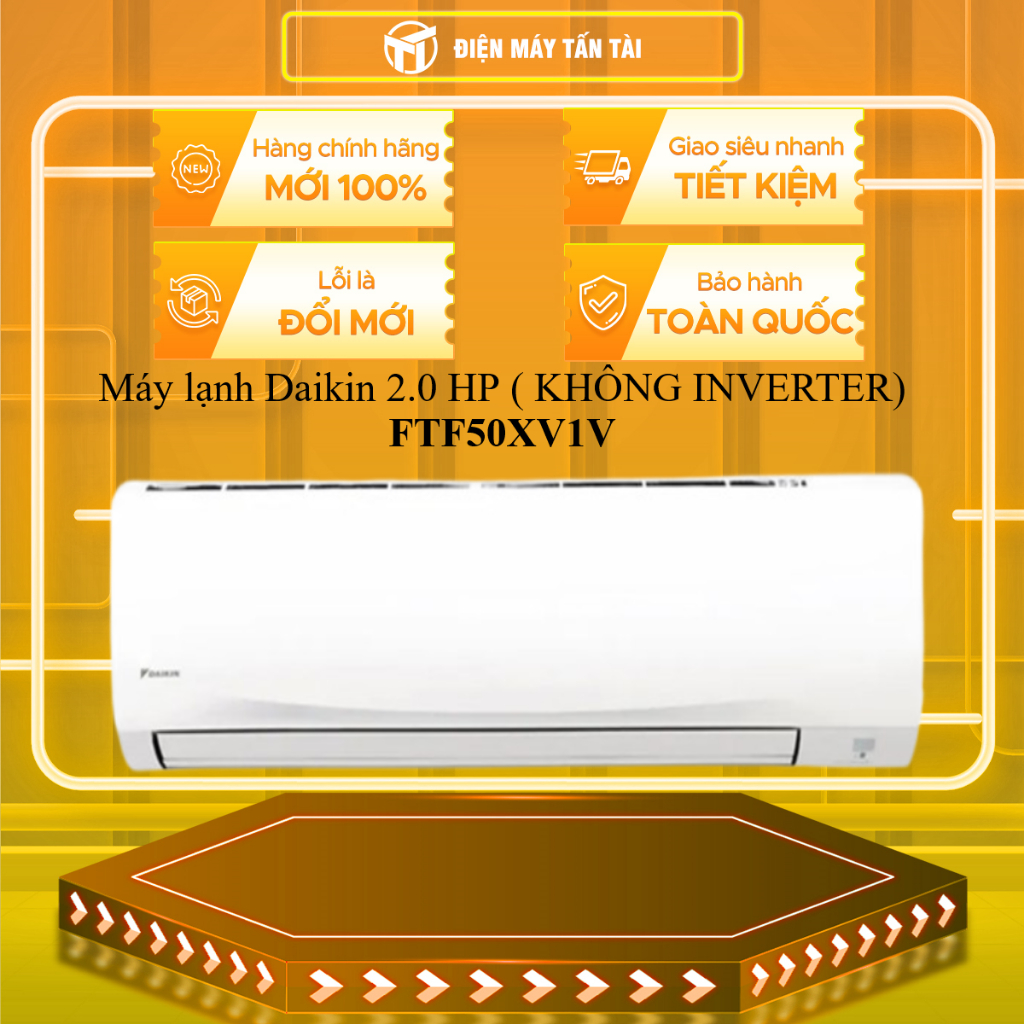 FTF50XV1V - Máy lạnh Daikin 2.0 HP ( KHÔNG INVERTER) FTF50XV1V - [TOÀN QUỐC]