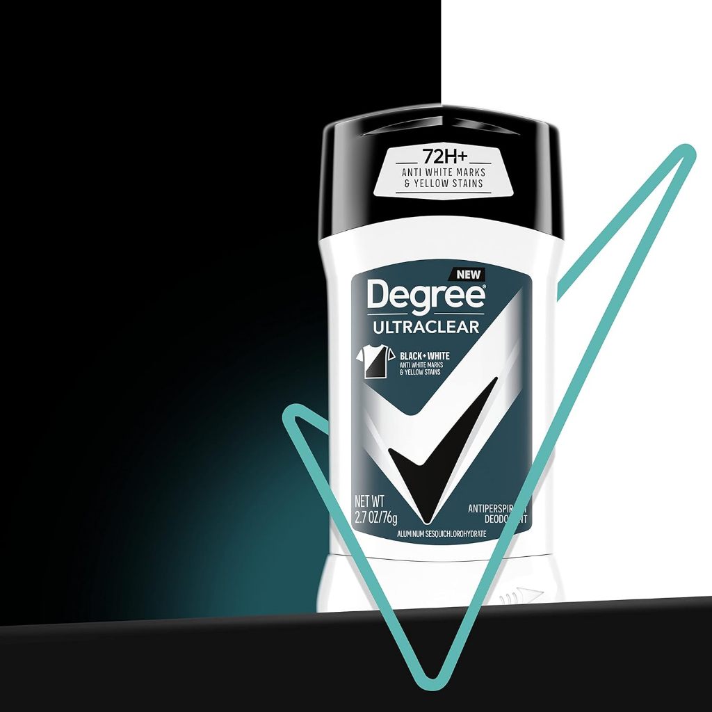 Lăn khử mùi Degree Men UltraClear 76g - Ultraclear black white (Mỹ)