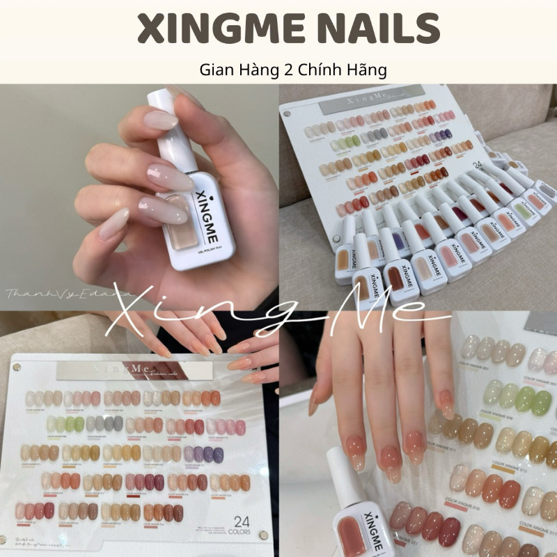 Sơn thạch đục 24 màu XINGME.NAIL