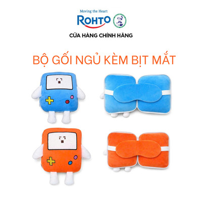 [QUÀ TẶNG KHÔNG BÁN] Bộ gối ngủ kèm bịt mắt Selsun