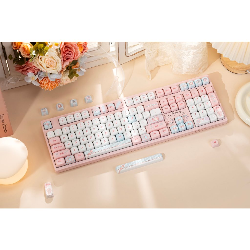 Bàn phím AKKO 3108RF V3 Piano Sweet  hồng