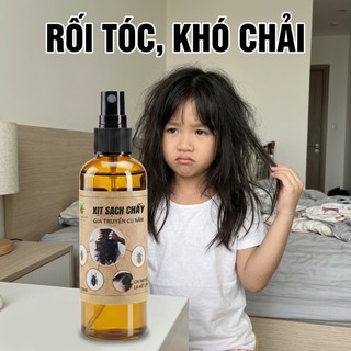 Xịt Ủ Sạch Chấy Và Trứng Chấy, Hỗ Trợ Loại Bỏ Trứng Chí Hết Ngứa Da Đầu Cho Bé