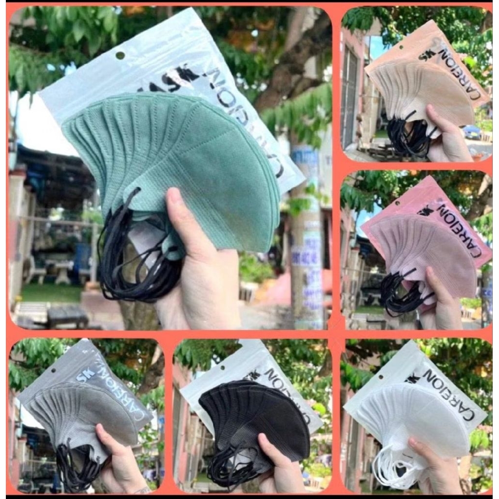 Sỉ thùng 1000 chiếc khẩu trang 5D Mềm mịn - Thoáng khí.