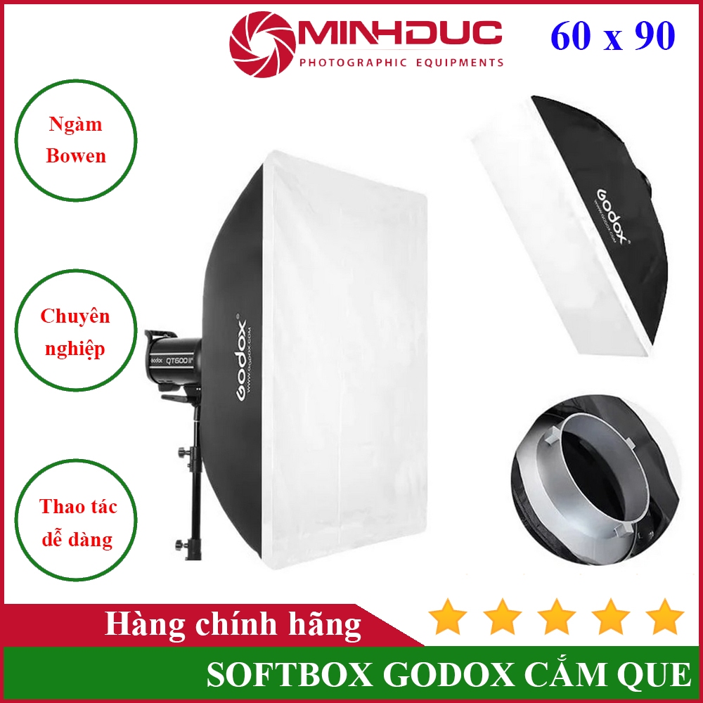 Softbox Godox 60x90cm ngàm BOWEN - MINH ĐỨC CAMERA