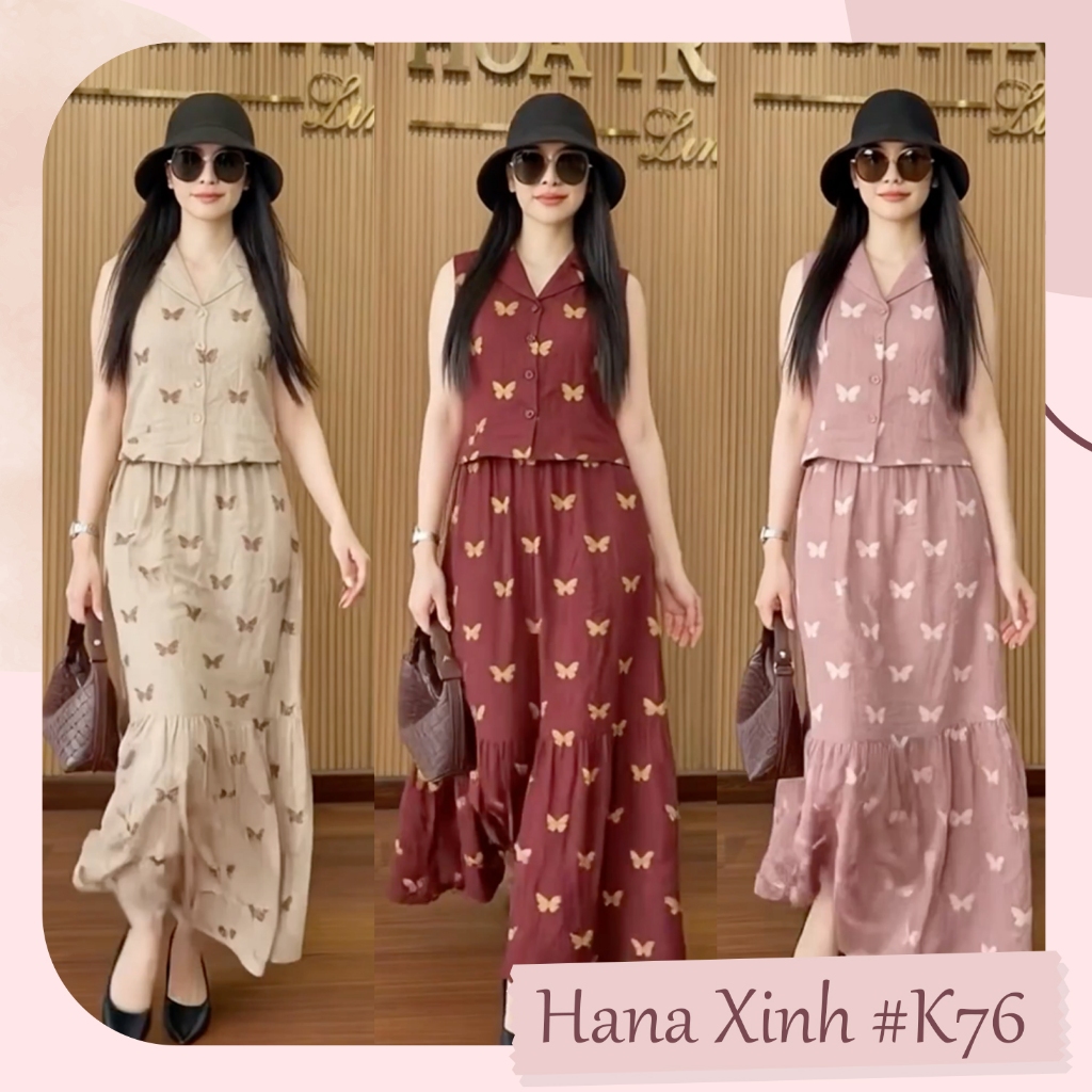Set Bộ Đũi Họa Tiết Bướm - K76