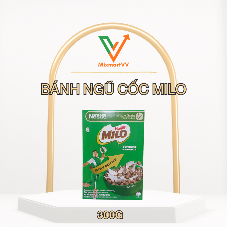 Bánh Ngũ Cốc Milo Nestlé 300g – Giàu Năng Lượng - Nguyên liệu món milo dầm