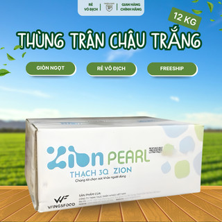 [Thùng sỉ] Hạt trân châu trắng giòn dai 2kg – topping trà sữa, trà hoa quả