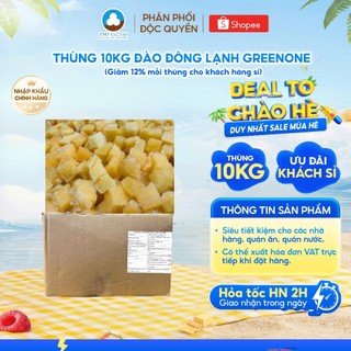 [Hỏa tốc HN] Thùng 10kg Đào tươi đông lạnh miếng nhỏ
