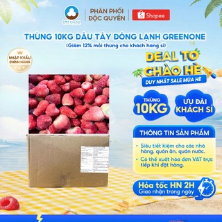 [Hà Nội] Thùng 10kg Dâu Tây Đông Lạnh GreenOne Nhập Khẩu Dành Cho Khách Sỉ Nhà Hàng Quán Ăn