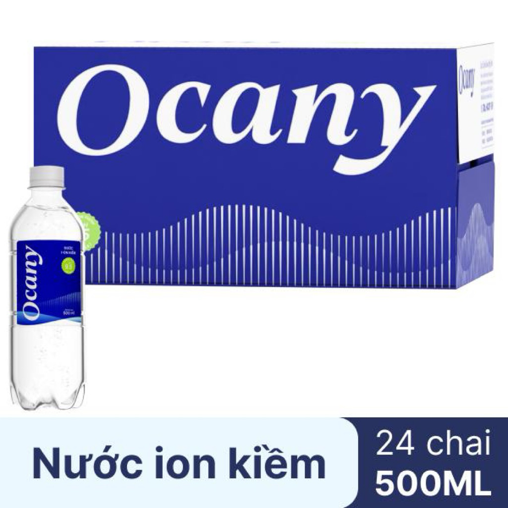 COMBO 6 chai 500ml nước i-on kiềm OCANY