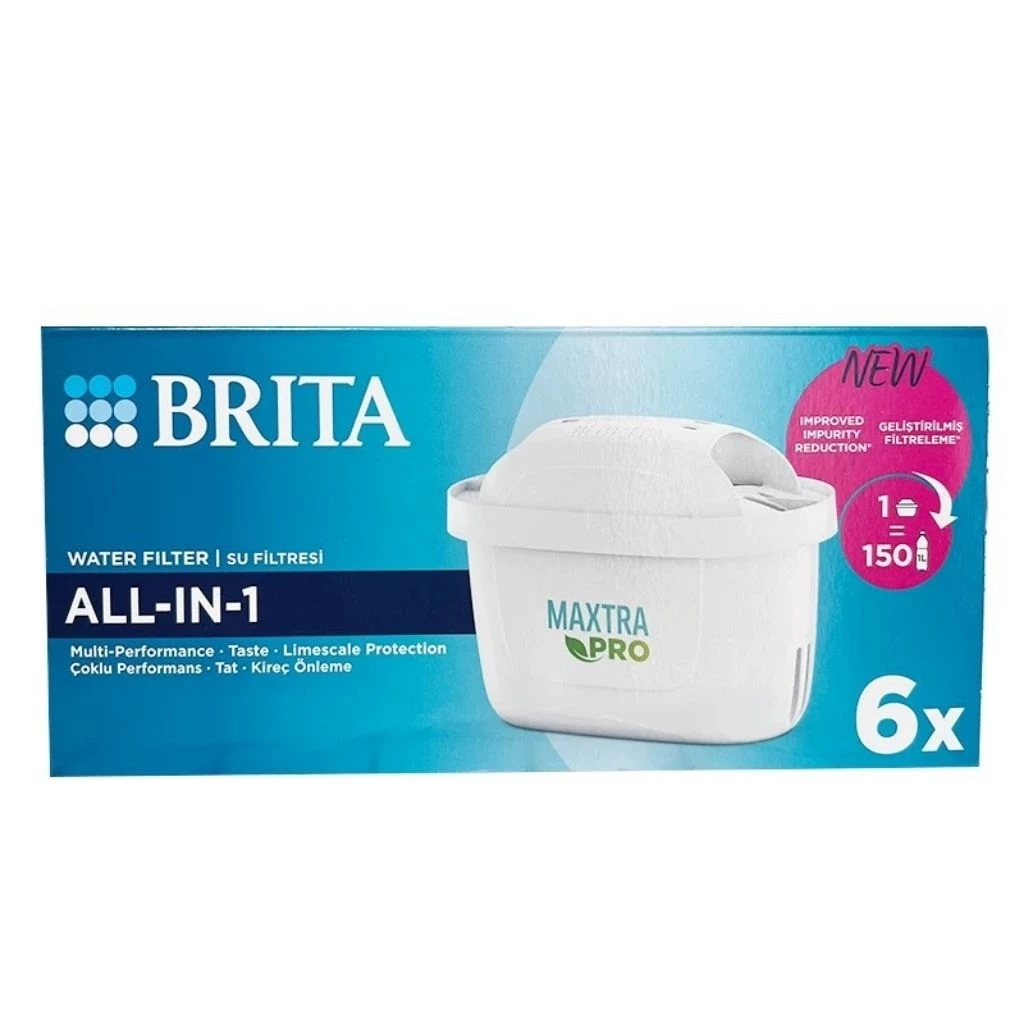 Bộ 6 bình lọc nước đa năng BRITA Philips Maxtra Pro - Bộ lọc thay thế (Thế hệ 3)