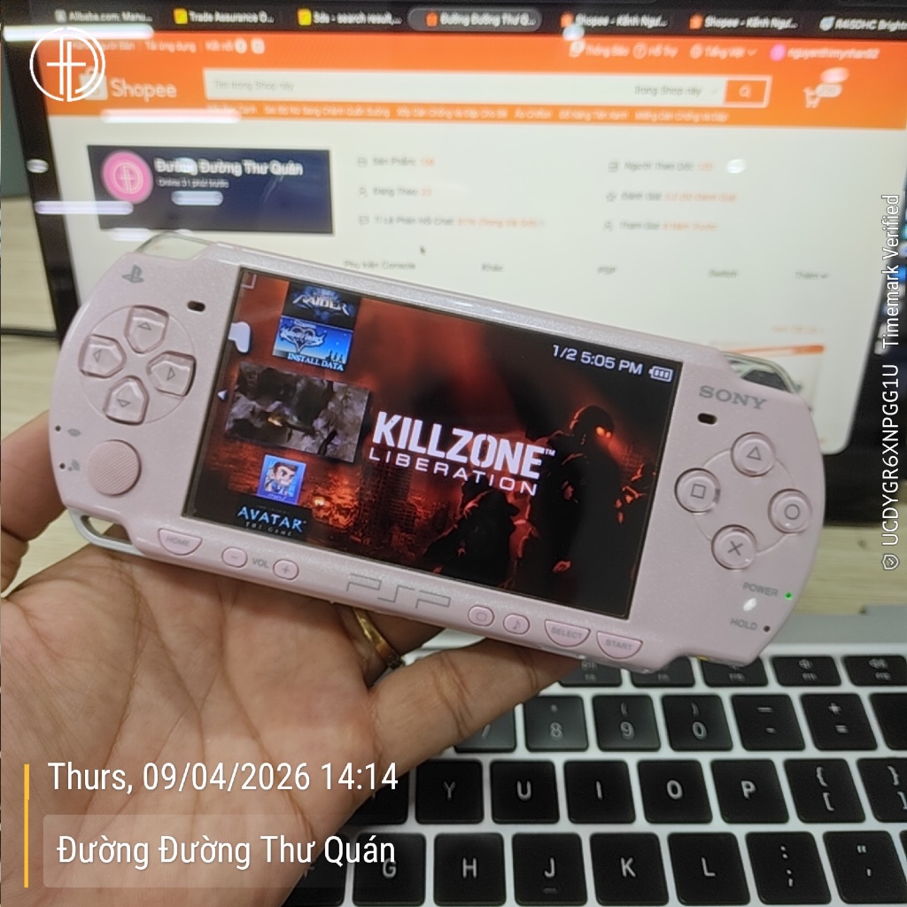 PSP 2000 - [Máy Cũ 97% - Đọc kỹ trong phần mô tả] - 32G - Mod Tải Game Free