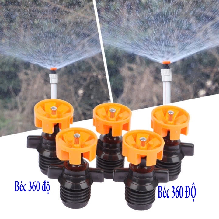 Béc tưới cây xoay 360, béc tưới Béc tưới cây xoay 360 độ, Vòi phun nước tự động