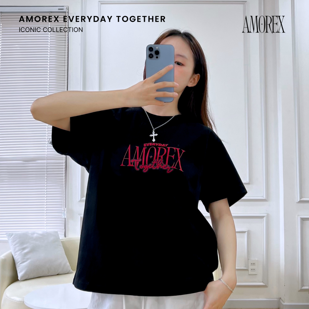 Áo Thun AMOREX Everyday Together Form Boxy Unisex 250gsm Cotton Co Giãn – Local Brand Việt Nam