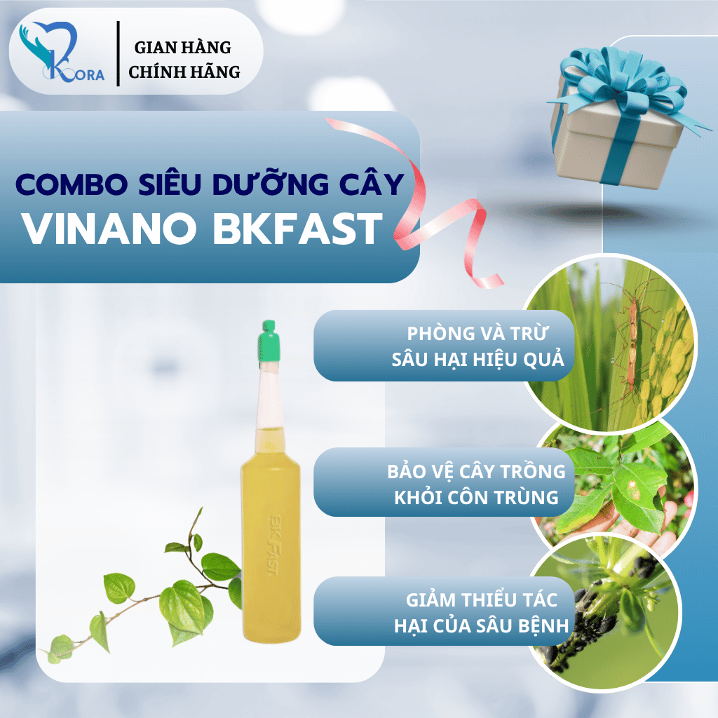 Chế Phẩm Vi Sinh Kích Rễ BKFAST – Siêu Kích Rễ, Kháng Khuẩn Kháng Nấm, Tăng Trưởng Nội Sinh Cho Cây 