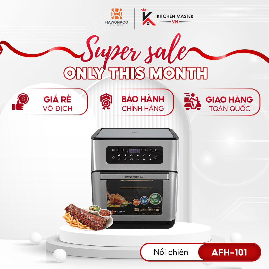 Nồi chiên không dầu Hawonkoo AFH-101 - Chiên Nướng Không Dầu