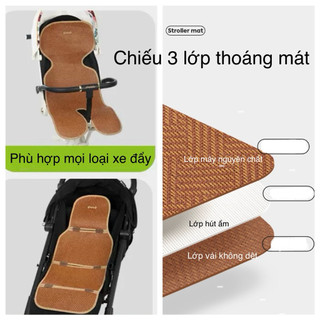 Chiếu mây điều hoà lót xe đẩy cho bé