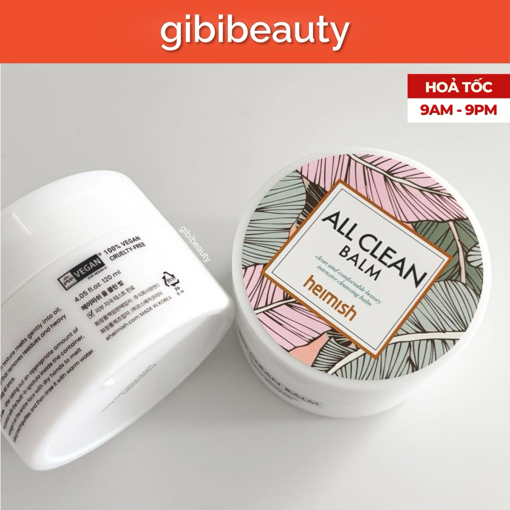 Sáp tẩy trang thuần chay HEIMISH All Clean Balm 120ml