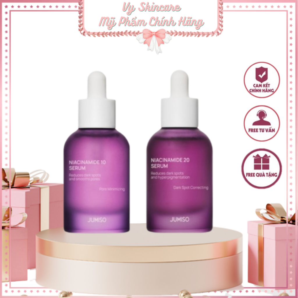 Tinh Chất Hỗ Trợ Dưỡng Sáng, Mờ Thâm Jumiso Niacinamide 10% - 20% Serum 40ml