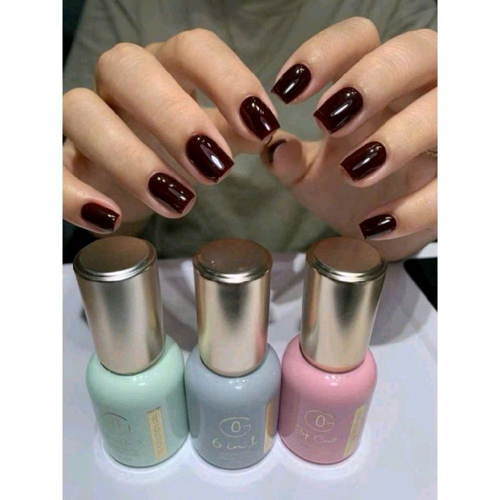 Base, top coat, 6in1 hãng TG cọ mảnh chai 10g