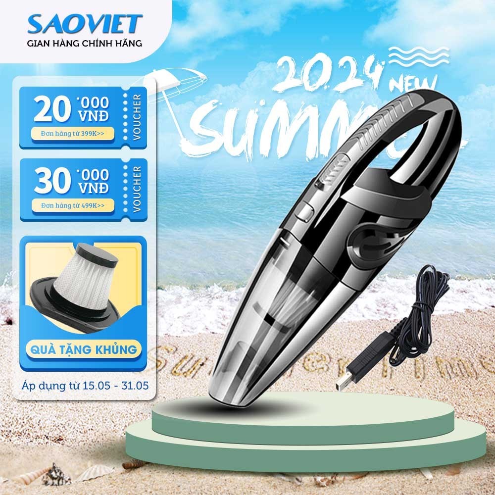 [Buy1Get1] Máy Hút Bụi Cầm Tay Không Dây Damas XC628 - Sử dụng pin sạc, kết hợp với nhiều đầu hút đa