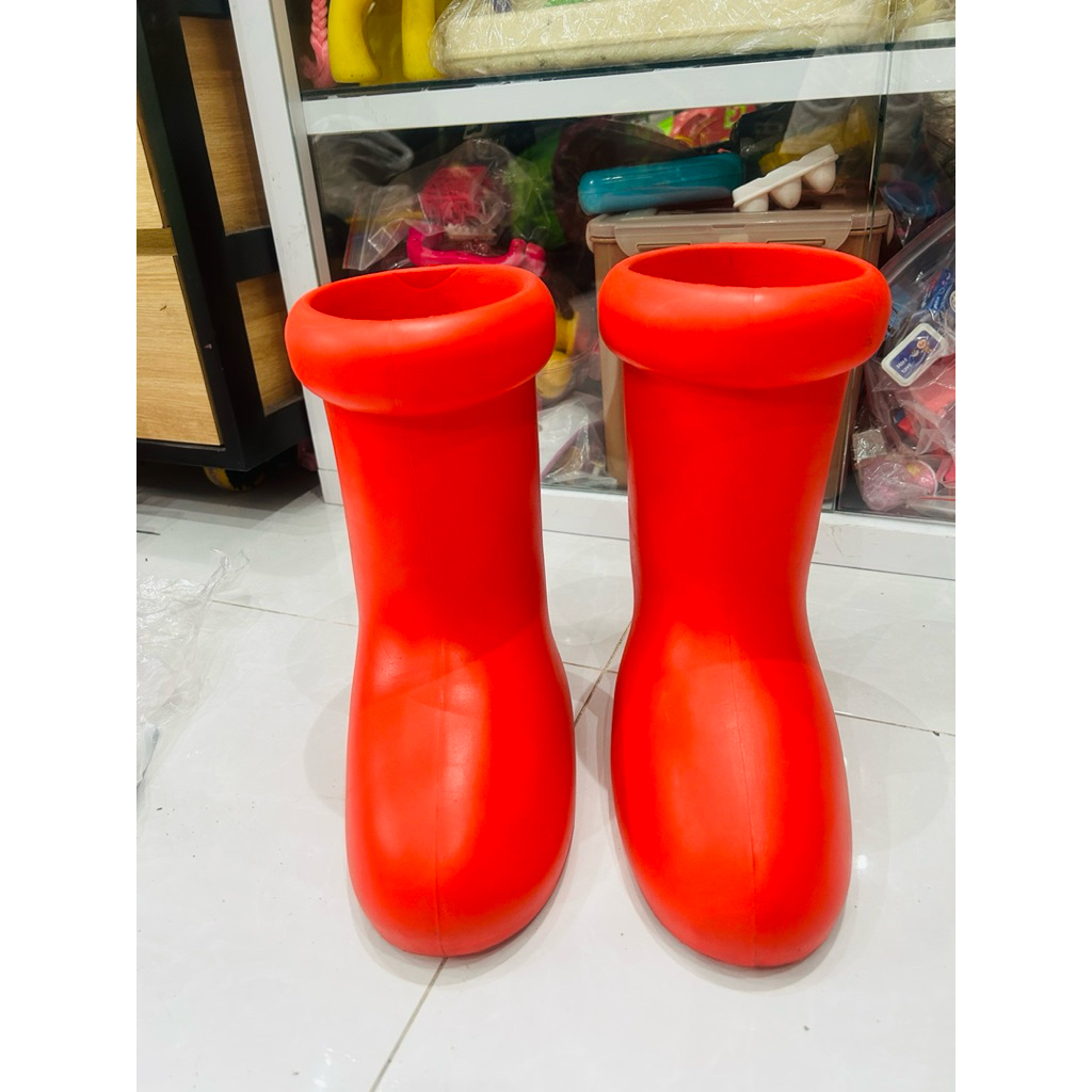 Giày Boots đỏ cosplay Astro Boy Size : 42-44 ( hàng 2nd)