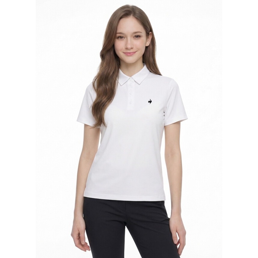 Áo Polo Thời Trang le coq sportif Nữ GR122LTS21-WHTE