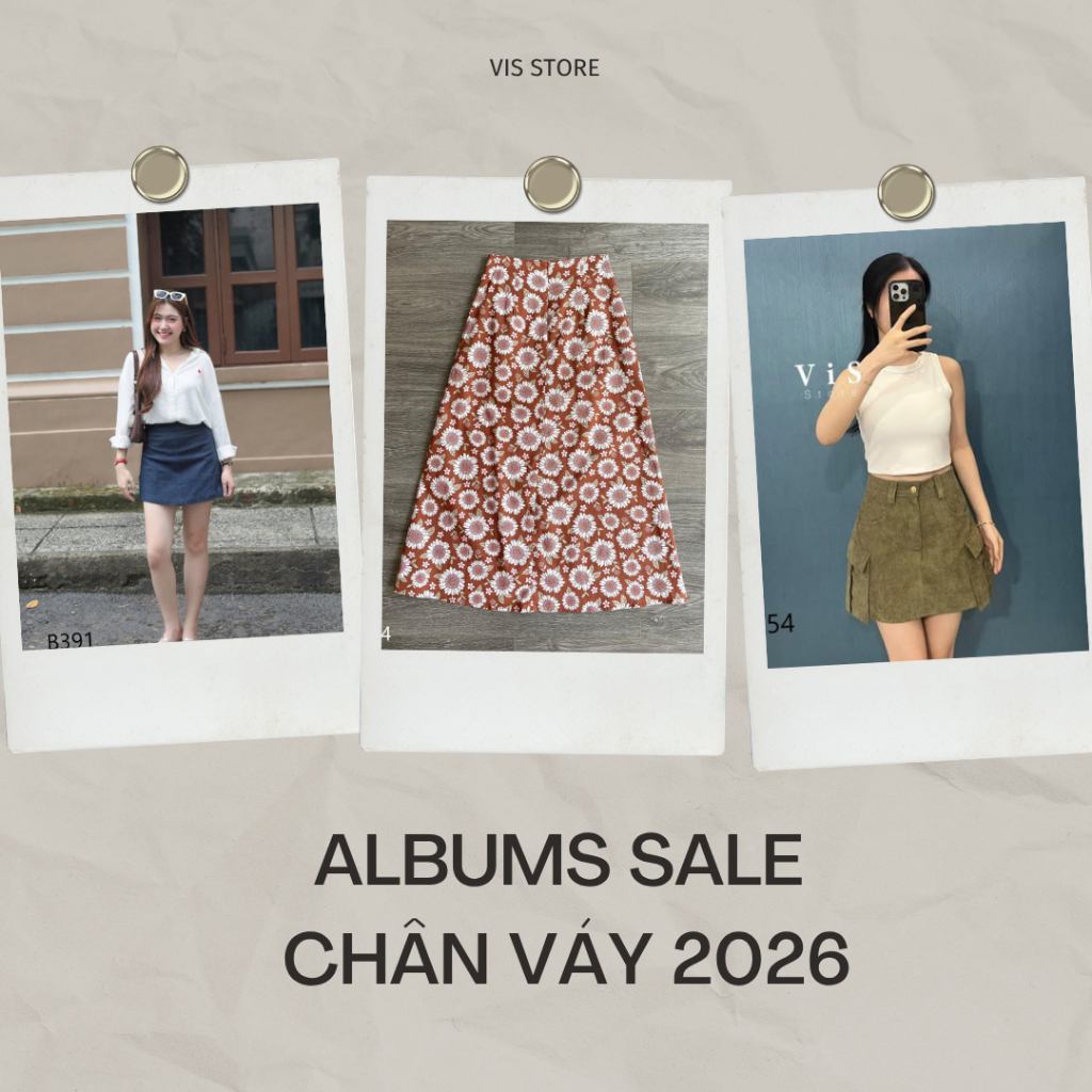 Vis Store - Albums sale tổng hợp ( quần, áo, đầm , váy ...)