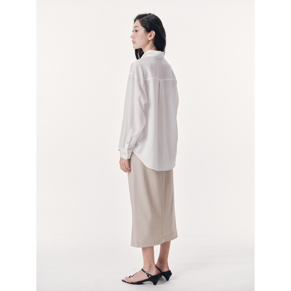 Áo sơ mi dáng oversize linen Mono Talk - MFOT26S-T10008FT | BigBuy360 - bigbuy360.vn
