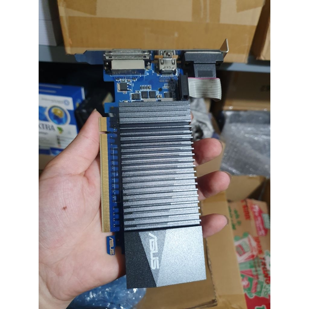 asus gt 710 2g ddr5 như mới cho ae game nhẹ cf,liên minh,fifa và xuất hình,giá rẻ