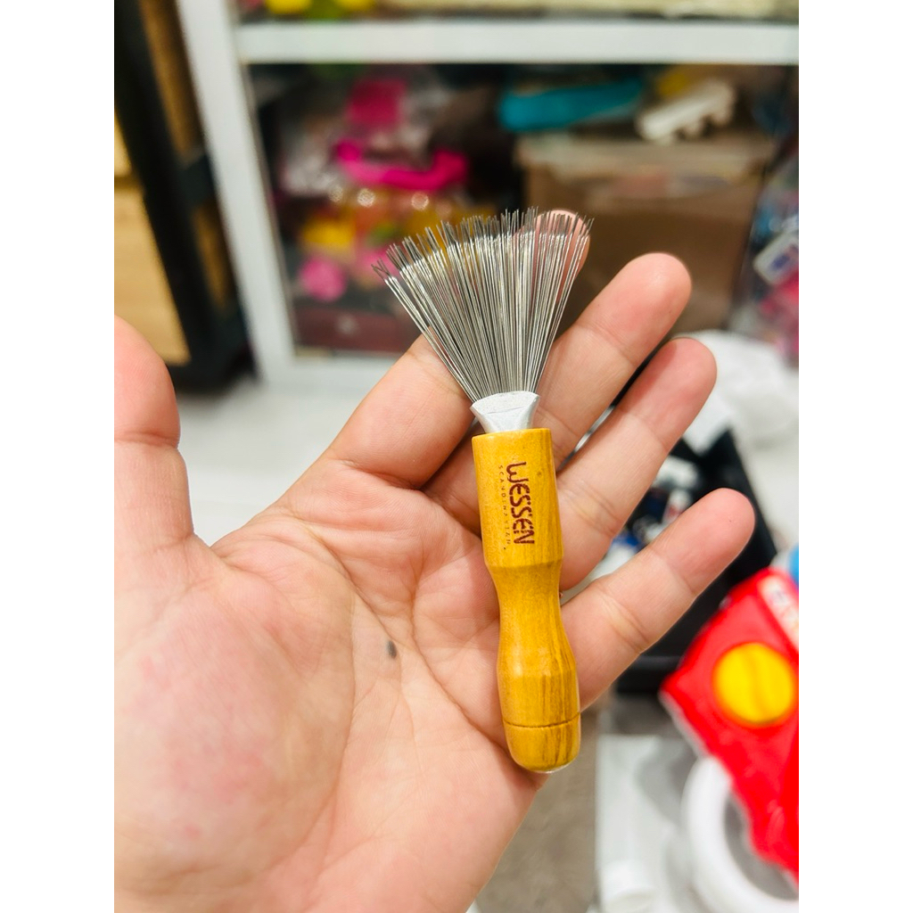 Dụng cụ làm sạch bàn chông cắm hoa Wessen bằng théo không rỉ, giúp làm sạch  bàn chông ikebana sau k