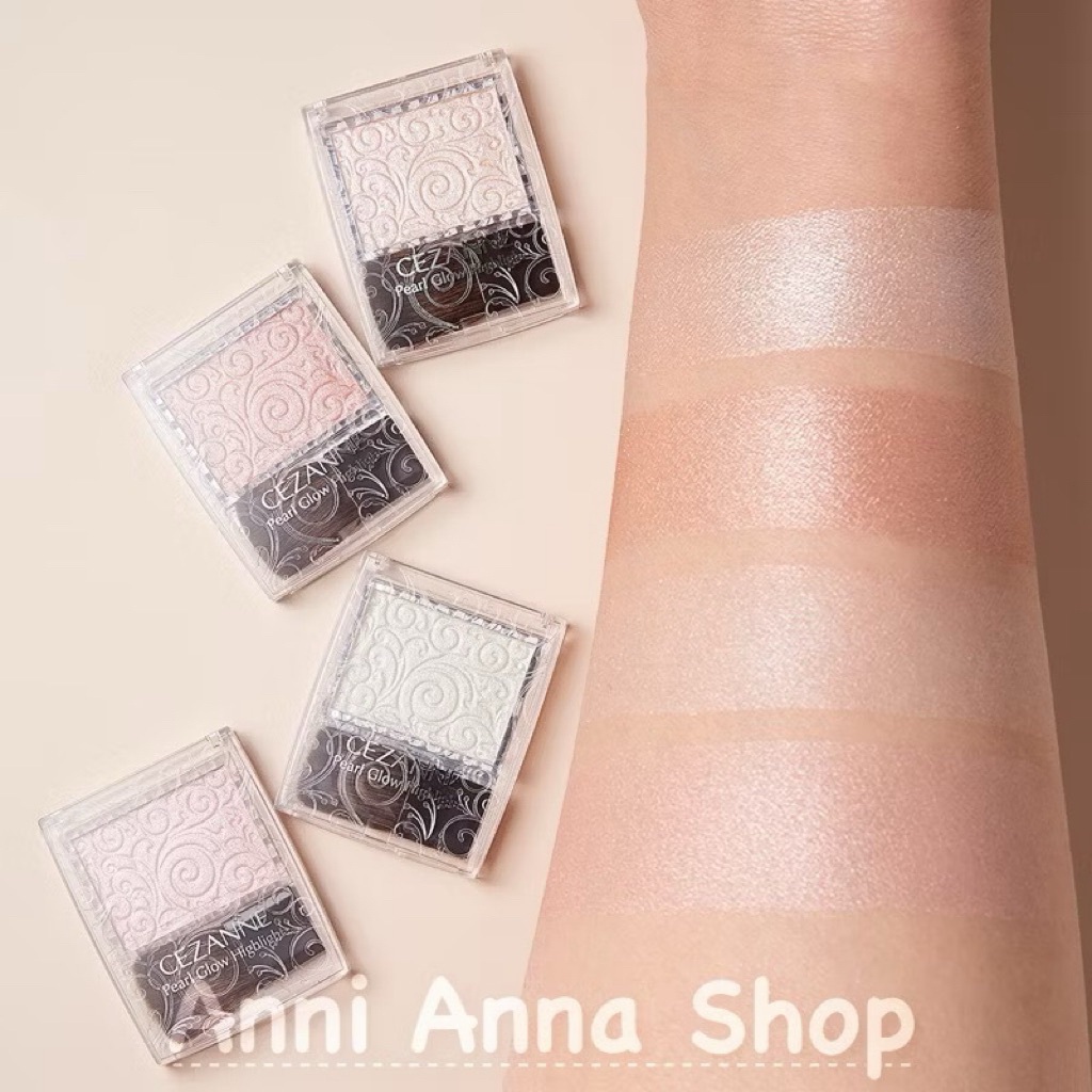 1 Hộp Phấn Highlight Pearl Glow Color Cezanne