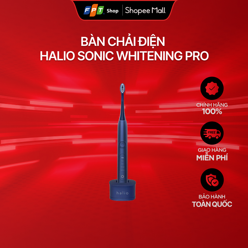 Bàn chải điện Halio Sonic Whitening Pro