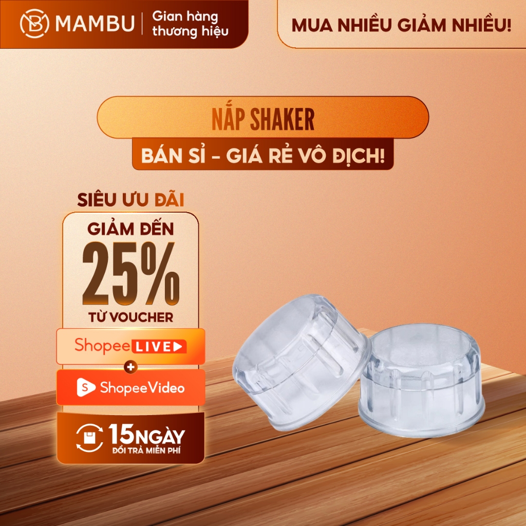 [Sỉ] Nắp Shaker - Thiết bị máy móc pha chế