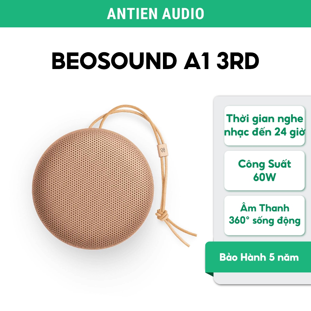 Loa Bluetooh di động B&O Beosound A1 Gen 3 - Hàng Chính Hãng Tam Sơn - Bảo Hành 5 Năm