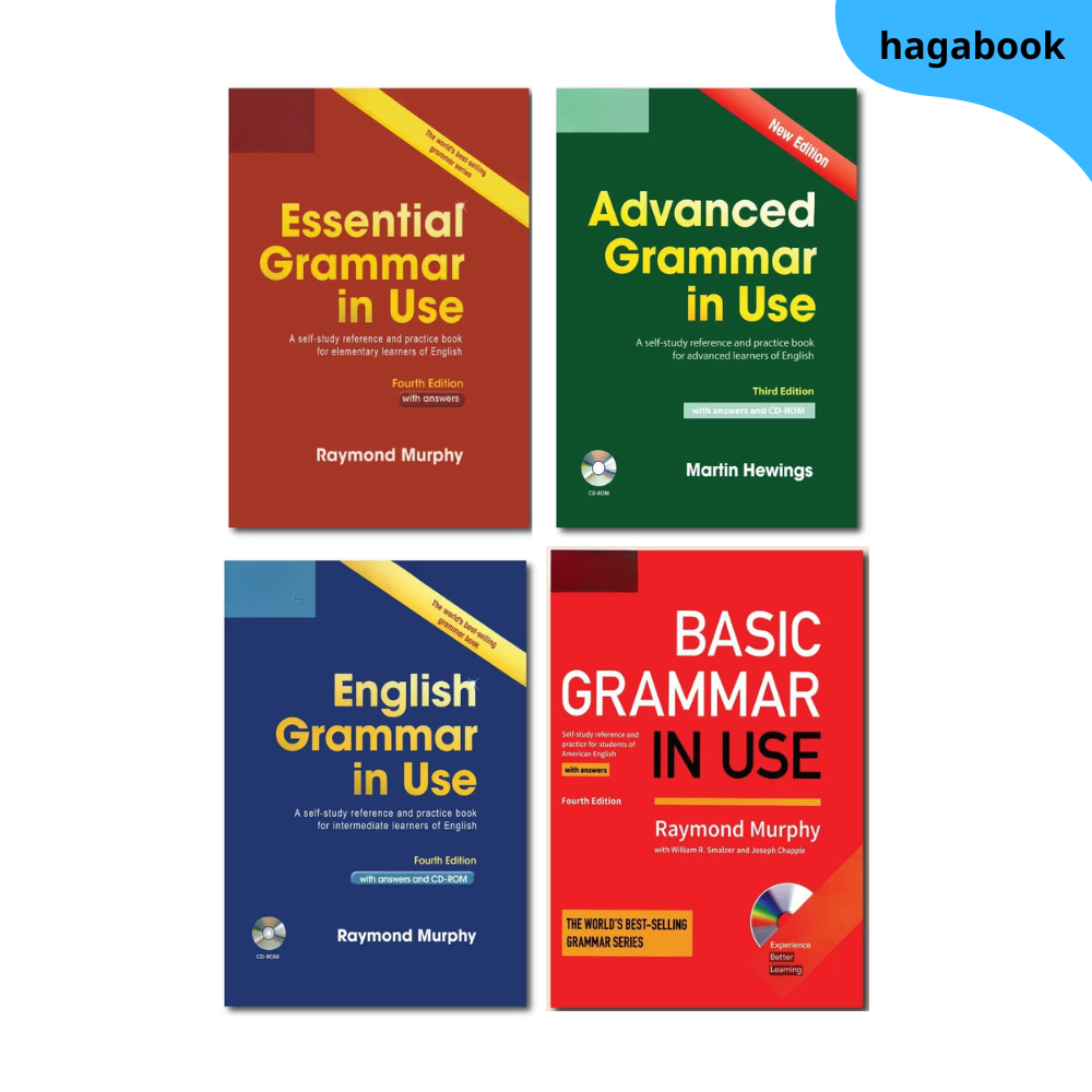 Sách - English Grammar in Use Advanced - English - Essential - Basic - Bản in lazer đẹp nét