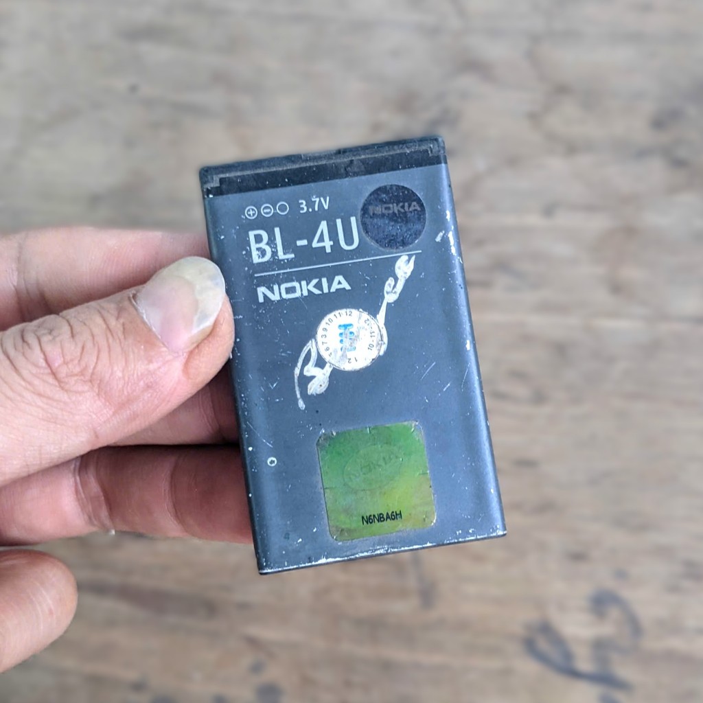 Pin Nokia BL-4U / 8800 / E66 / E75 / 515 zin cũ tháo máy,hoạt động tốt.