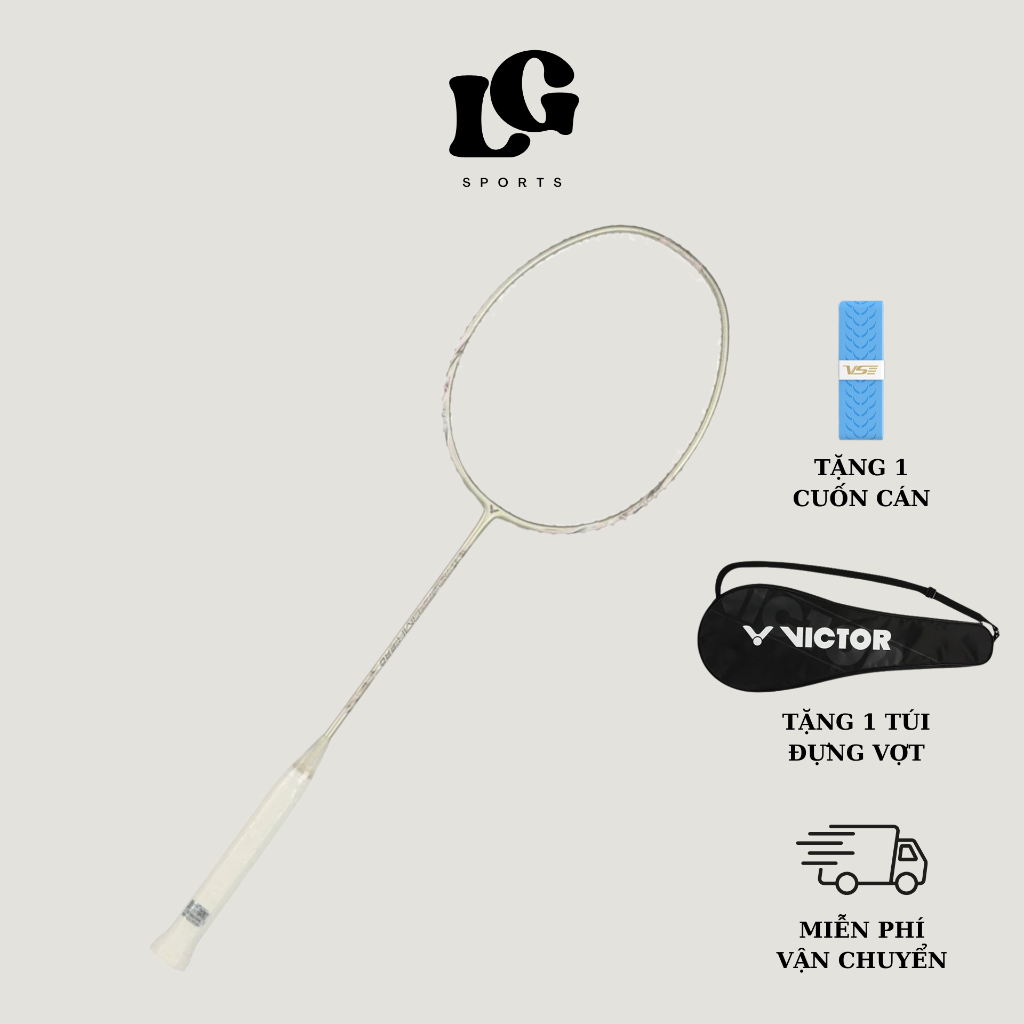 Vợt cầu lông Victor Thruster HMR Pro X - Bạc Thiên Tấn Công 5U 31LBS (Cước Căng sẵn 11kg)
