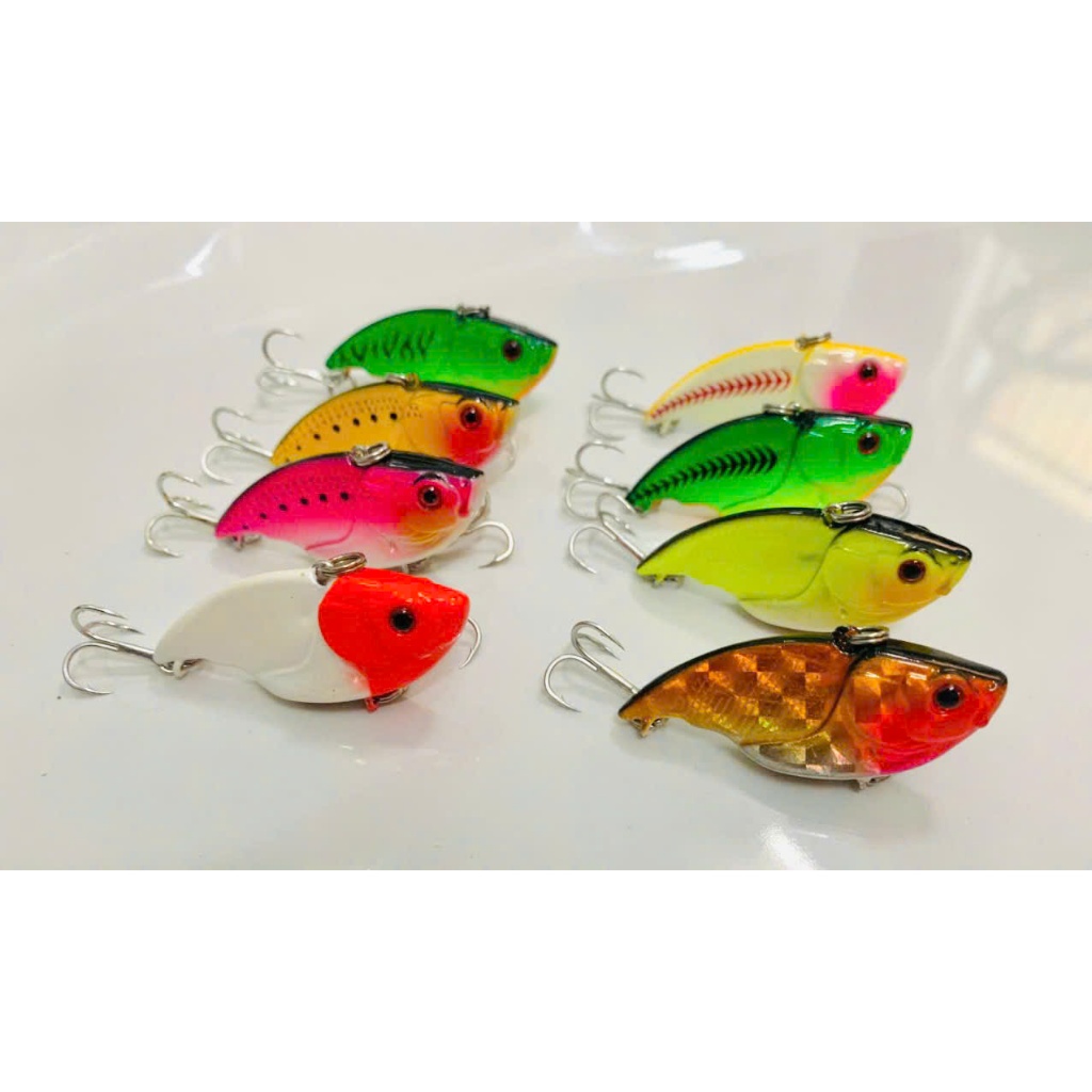 Cá sắt V5  dài 5cm , nặng 12g ( D-OCEAN ) lure lưỡi Bkk tốt . Đi Câu Fishing Bắt Cá