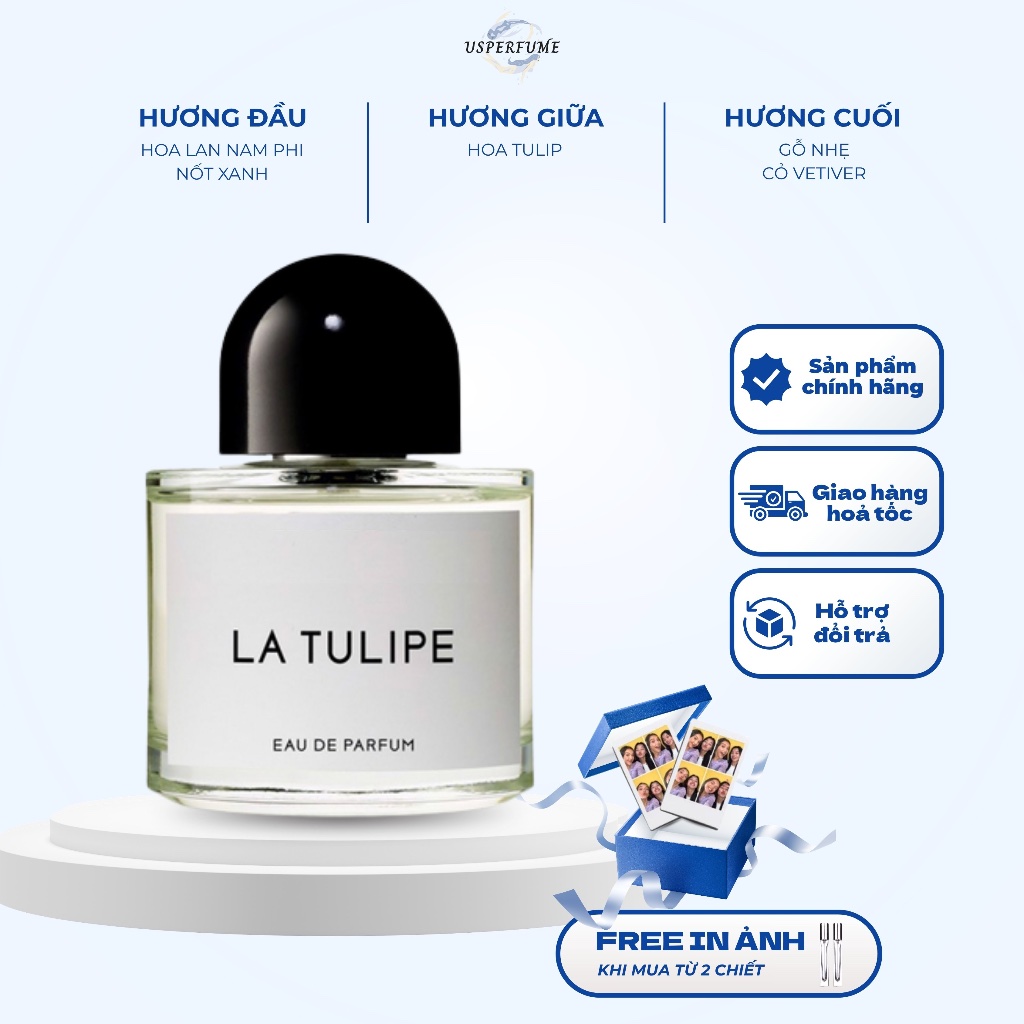 Nước hoa unisex La Tulipe chiết 10ml | USPERFUME