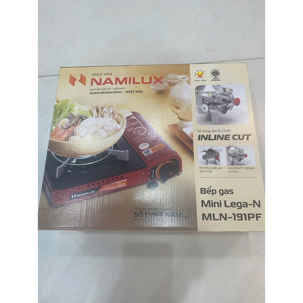 Bếp Gas Mini NaMiLux Sơn Màu Đỏ