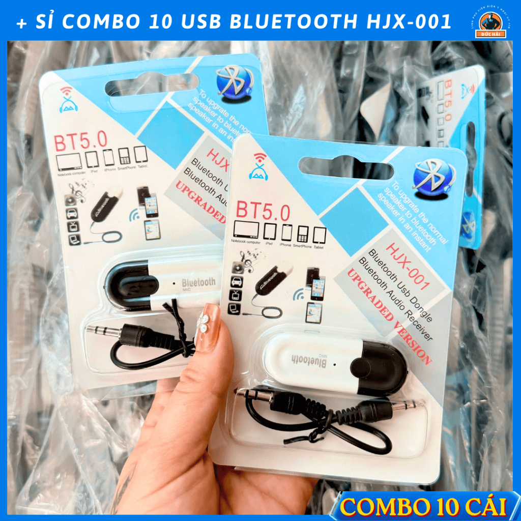 Bán Sỉ Combo 10 USB Bluetooth HJX-001