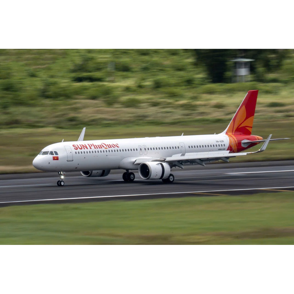 a321neo Sun Phú Quốc Airways mô hình giấy tỉ lệ 1/144 đọc mô tả